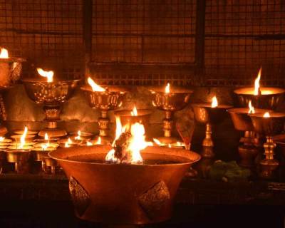 Candle Room Boudhanath Kathmandu
